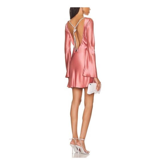 Cult Gaia 'Milla' Pink Acetate Dress Size 0